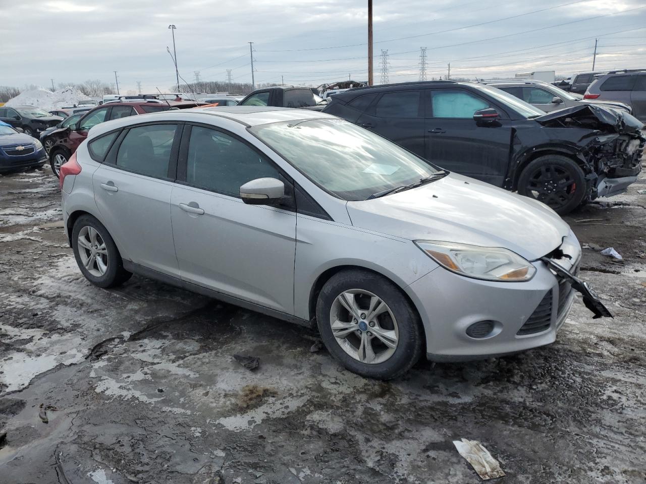 2013 Ford Focus VIN 1FADP3K2XDL150902 Copart auction photo, front end damage thumbnail 4