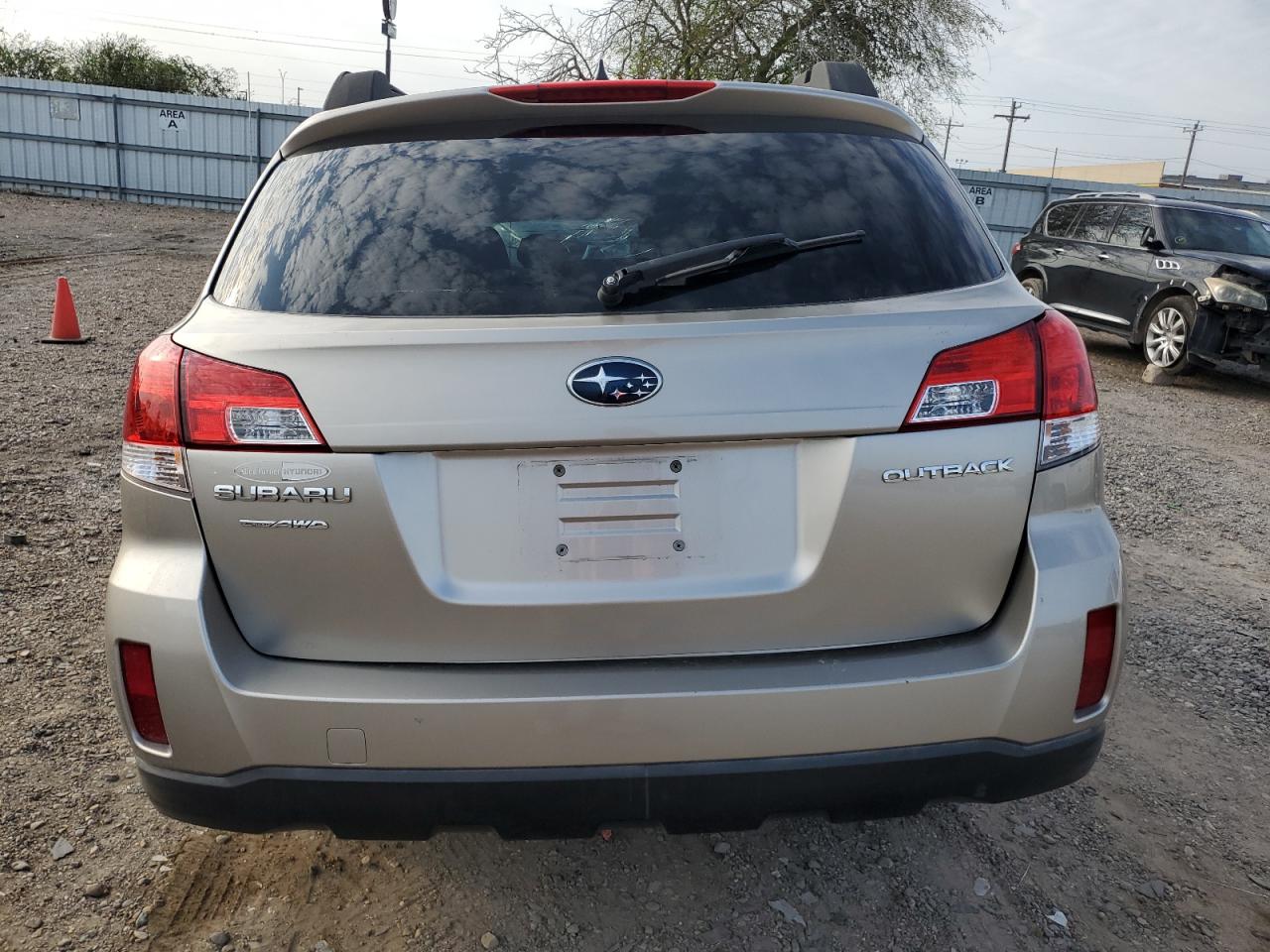 2014 Subaru Outback VIN 4S4BRBCC7E3317145 Copart auction photo, front end / undercarriage damage thumbnail 6