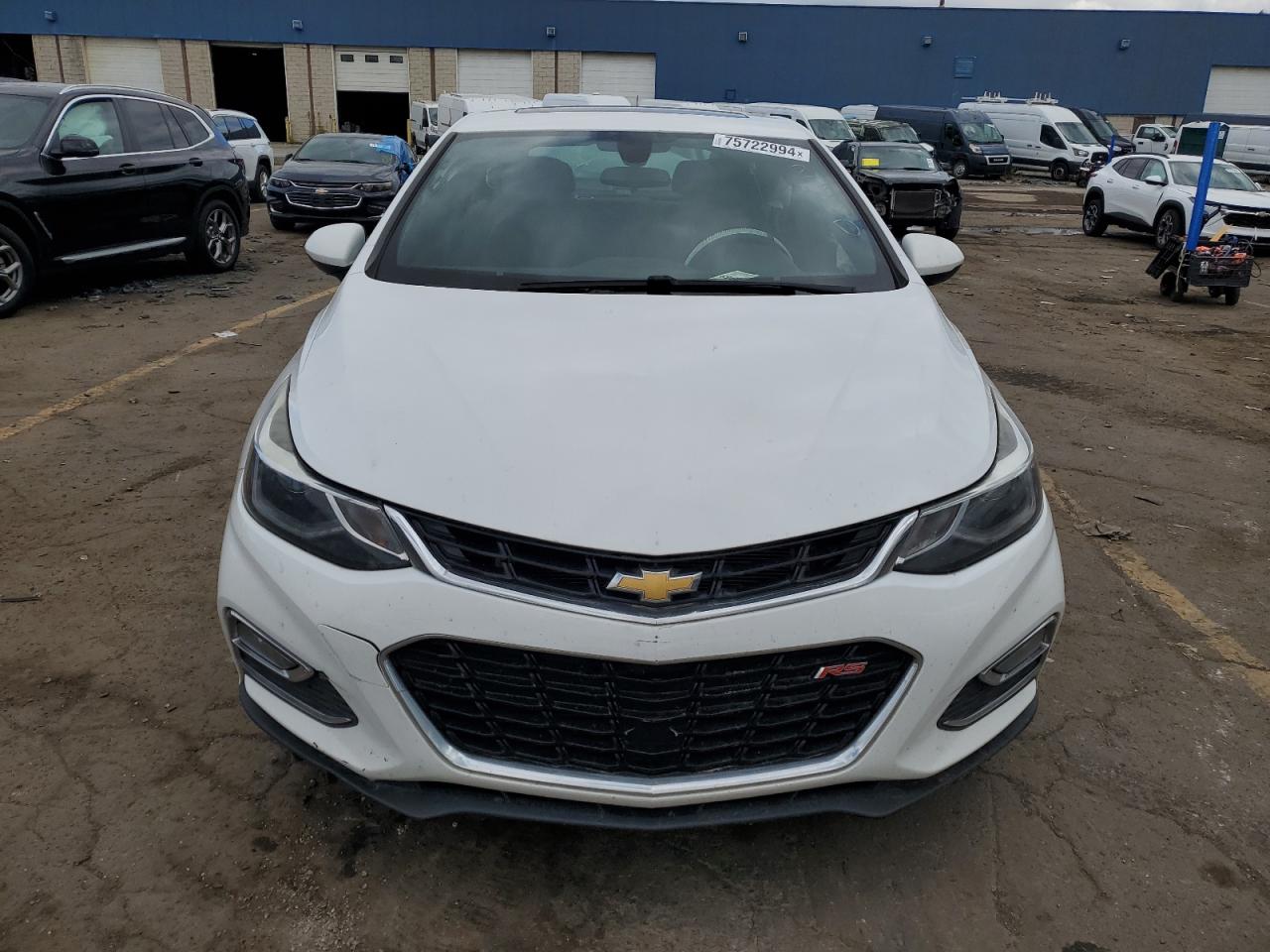 2018 Chevrolet Cruze VIN 1G1BE5SM8J7182040 Copart auction photo, rear end / side damage thumbnail 5