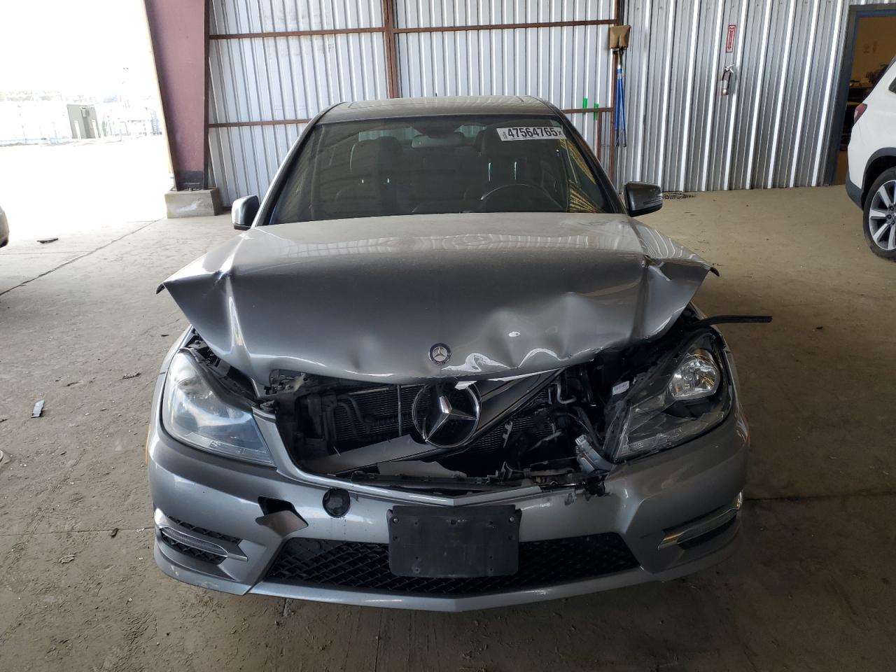 2013 Mercedes-Benz C-klasse VIN WDDGF4HB5DA860749 Copart auction photo, front end / rear end damage thumbnail 5