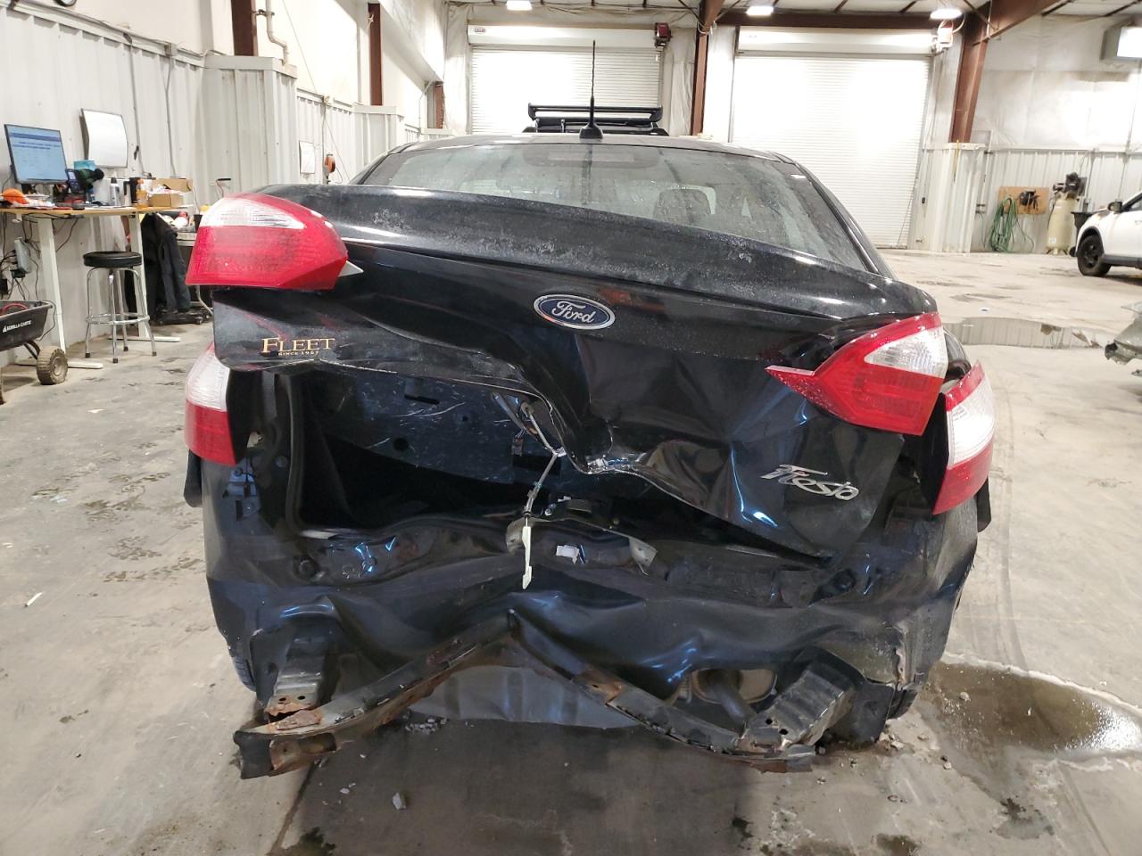 2017 Ford Fiesta VIN 3FADP4AJ6HM144498 Copart auction photo, rear end damage thumbnail 6