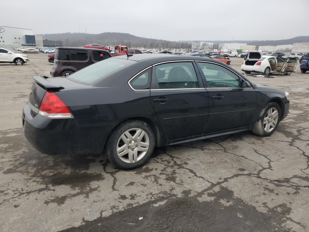 2011 Chevrolet Impala VIN 2G1WB5EKXB1144439 Copart auction photo, side damage thumbnail 3