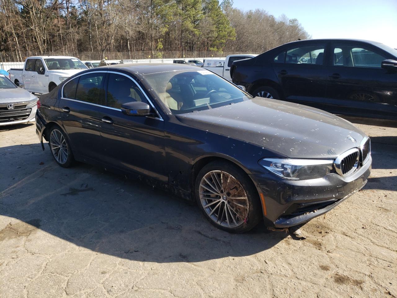 2017 BMW 5er VIN WBAJA5C33HWA35211 Copart auction photo, undercarriage / rear end damage thumbnail 4