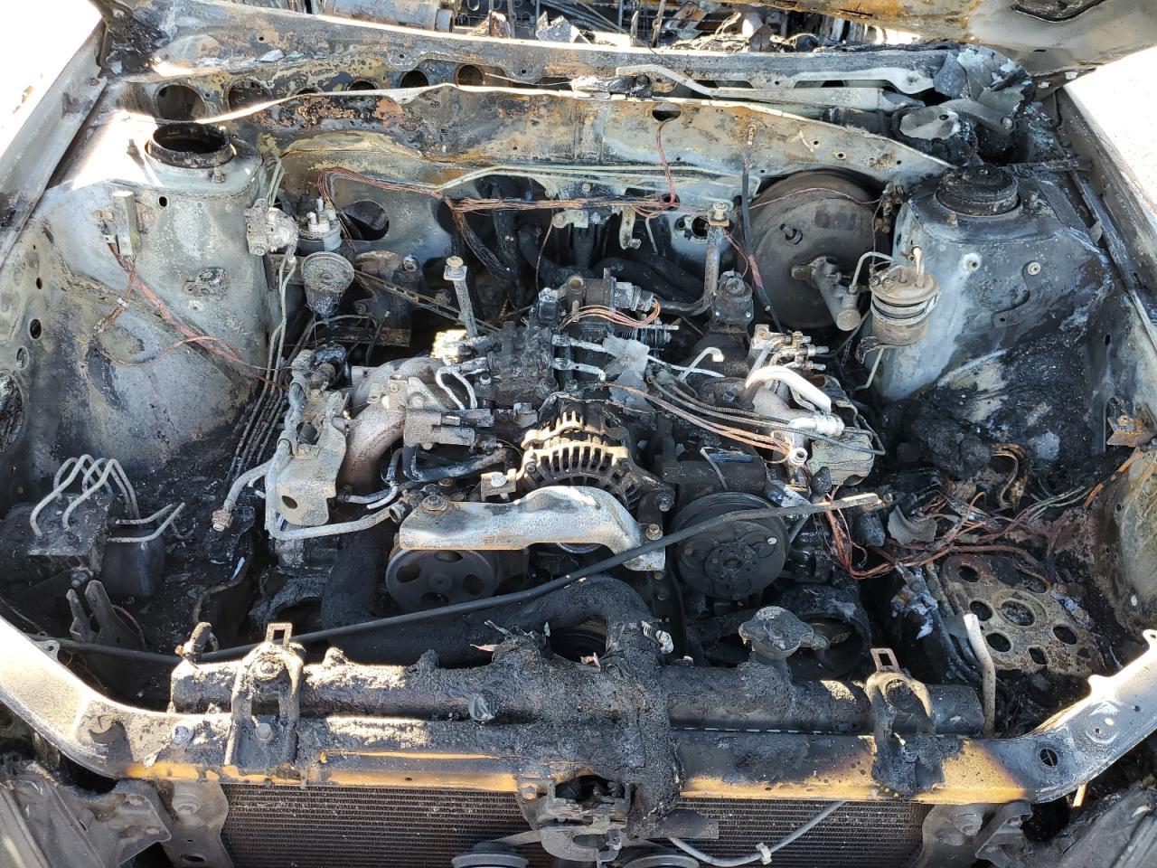 2003 Subaru Baja VIN 4S4BT61C137101583 Copart auction photo, burn damage thumbnail 11