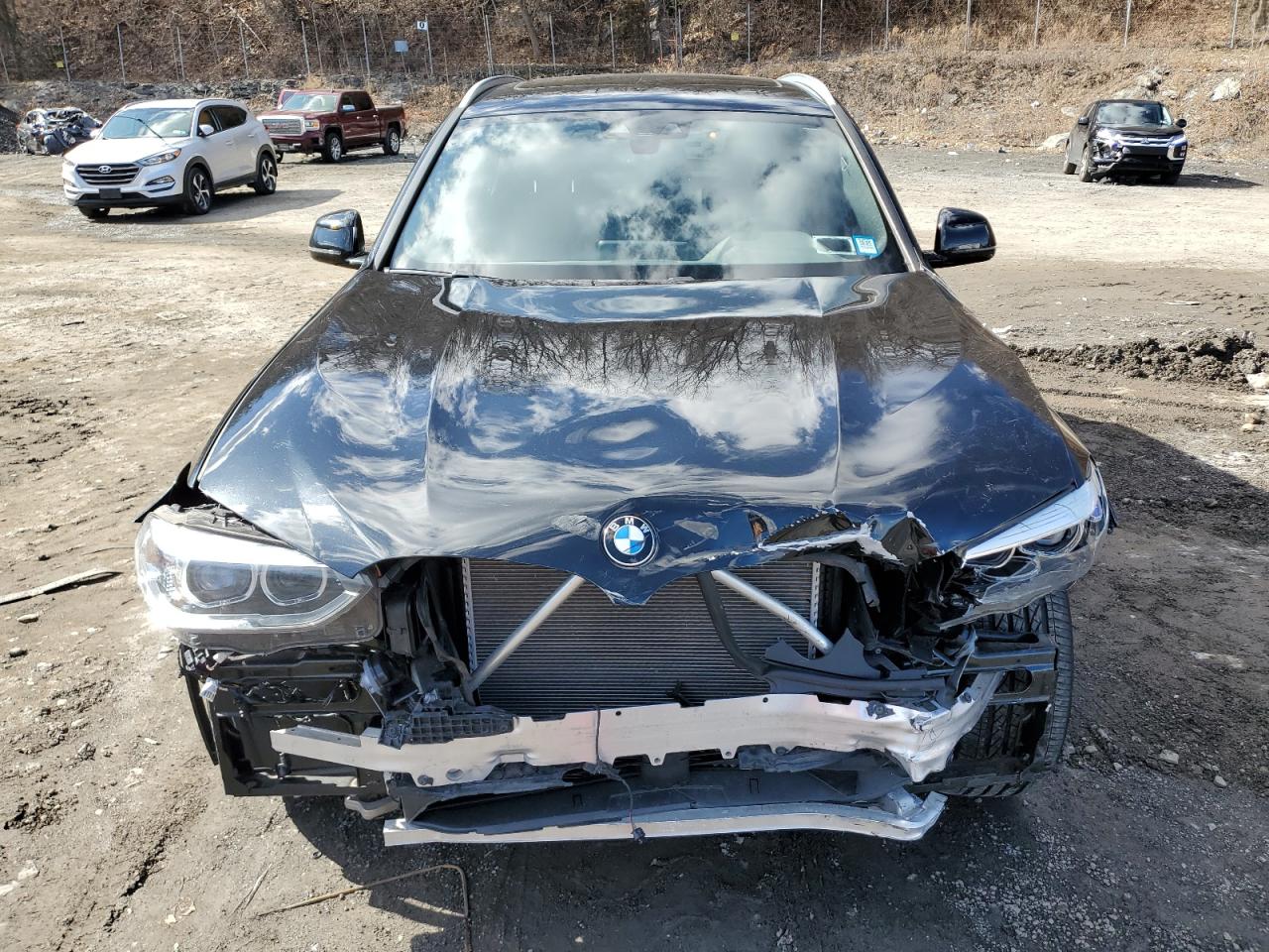 2019 BMW X3 VIN 5UXTR9C53KLP87038 Copart auction photo, front end / minor dent/scratches damage thumbnail 5
