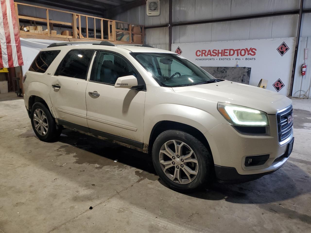 2014 GMC Acadia VIN 1GKKRRKD3EJ110582 Copart auction photo, side damage thumbnail 4