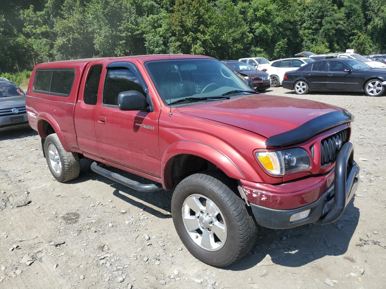 2004 Toyota Tacoma VIN 5TEWN72N14Z443213 Copart auction photo, front end / minor dent/scratches damage thumbnail 4