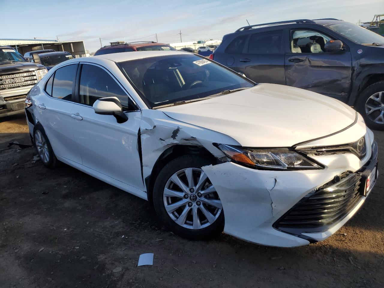 2018 Toyota Camry VIN JTNB11HKXJ3036369 Copart auction photo, front end / rear end damage thumbnail 4