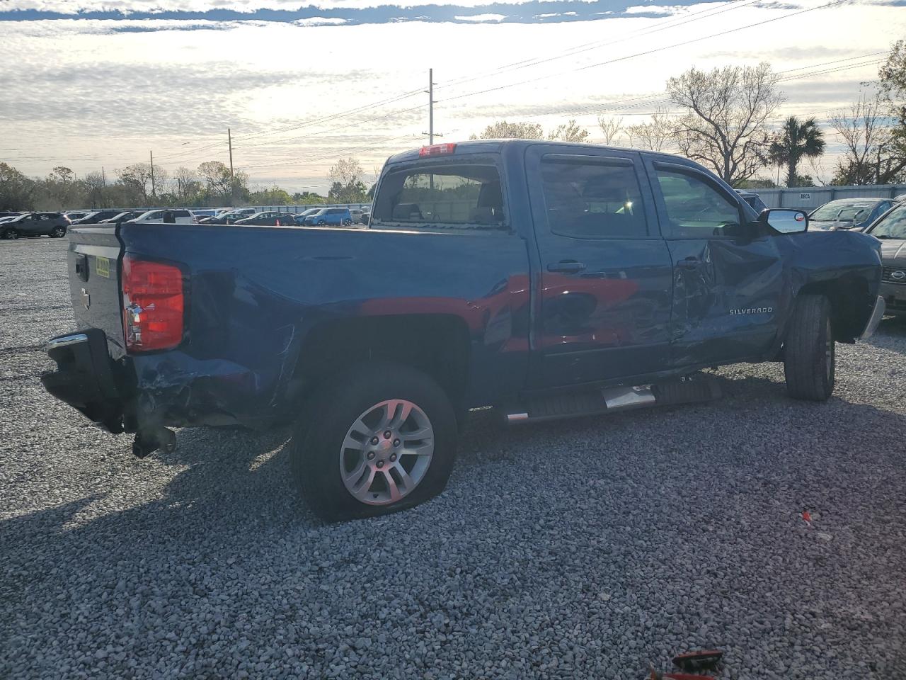 2016 Chevrolet Silverado VIN 3GCPCREC8GG113858 Copart auction photo, front end / side damage thumbnail 3