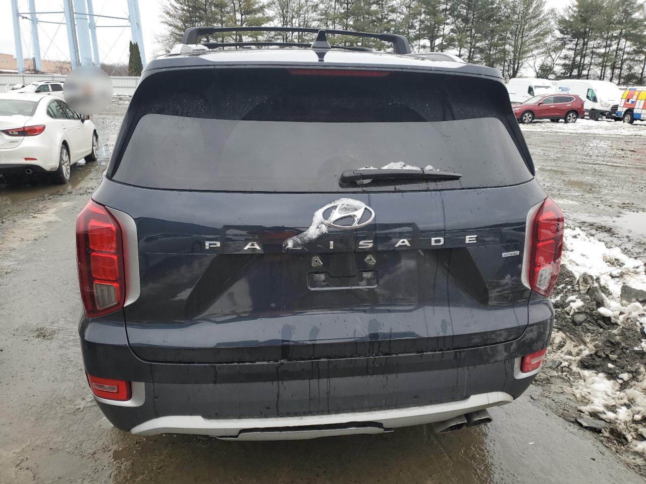 2022 Hyundai Palisade VIN KM8R4DHE3NU340158 Copart auction photo, front end damage thumbnail 6