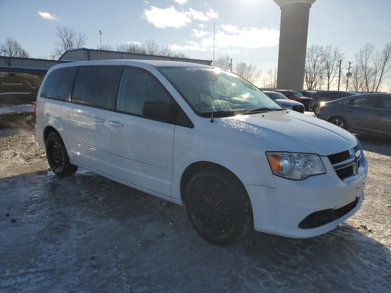 2016 Dodge Caravan VIN 2C4RDGBG6GR101560 Copart auction photo, side damage thumbnail 4