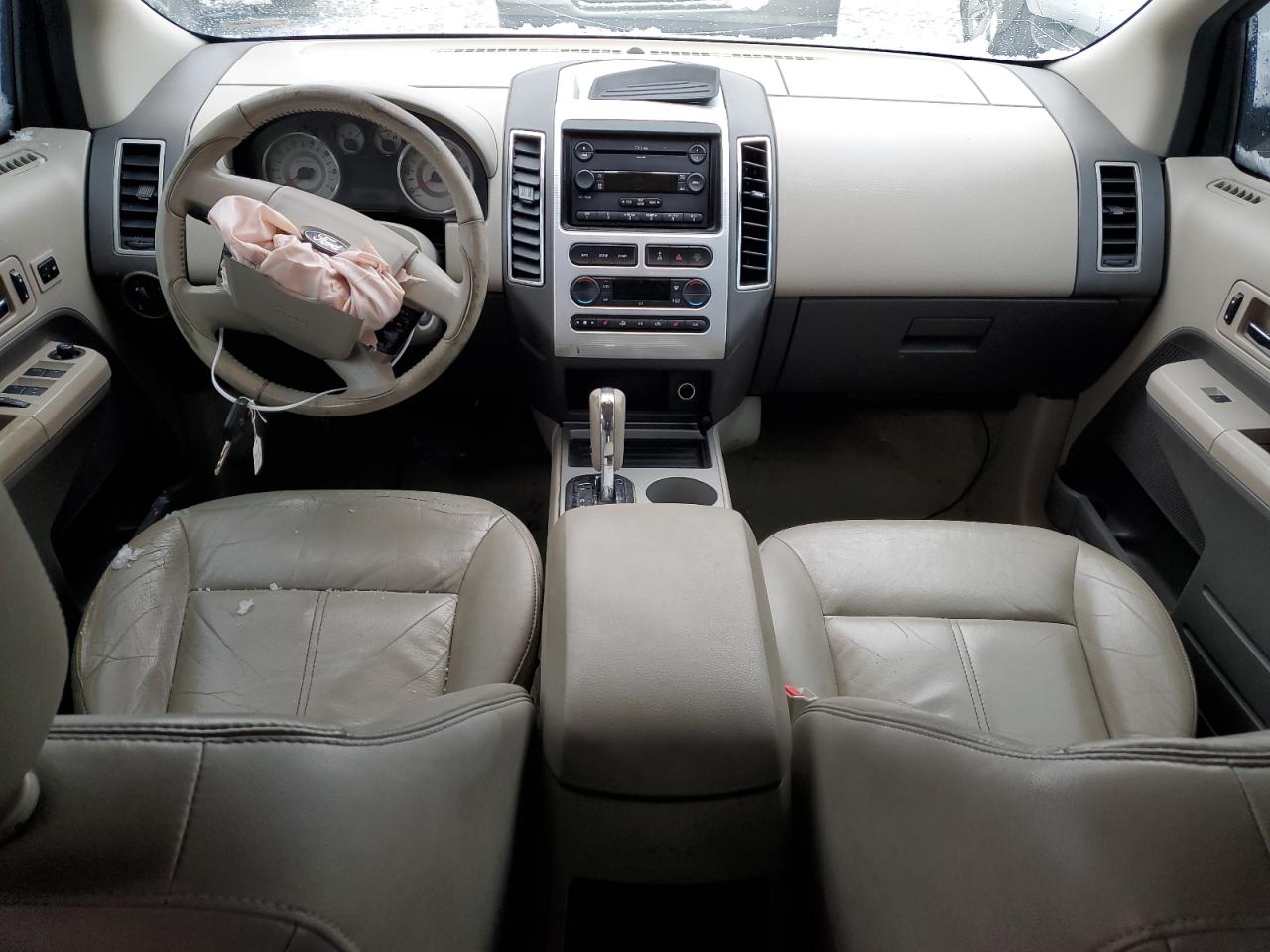 2007 Ford Edge VIN 2FMDK38C77BB07949 Copart auction photo, front end / side damage thumbnail 8