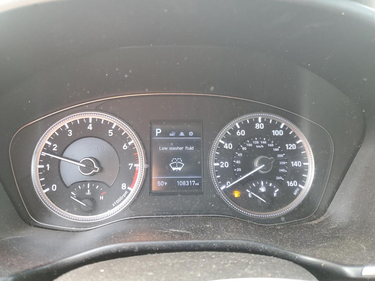 2019 Hyundai Santa Fe VIN 5NMS2CAD5KH135547 Copart auction photo, front end damage thumbnail 9