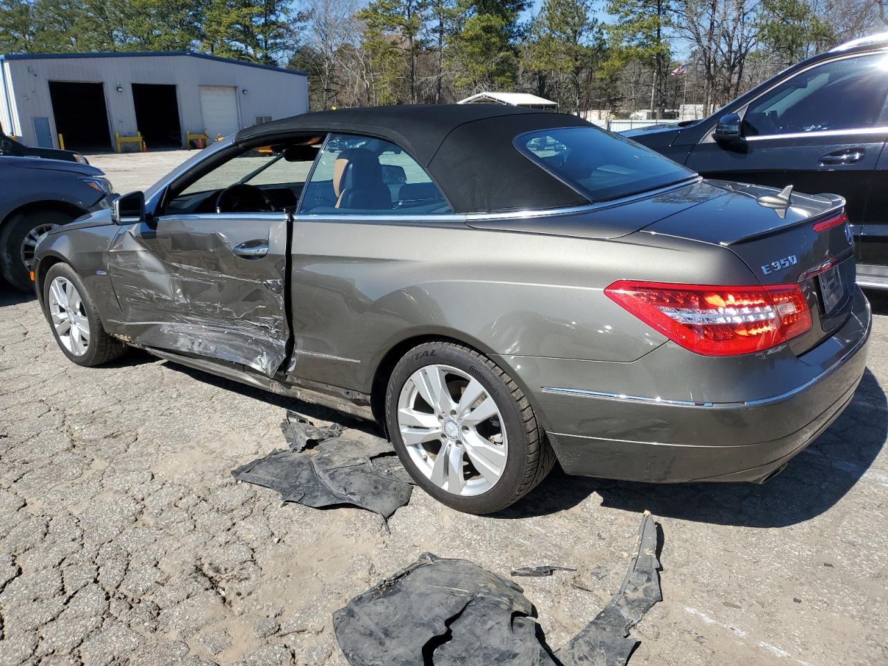 2012 Mercedes-Benz E-klasse VIN WDDKK5KF5CF155376 Copart auction photo, side damage thumbnail 2