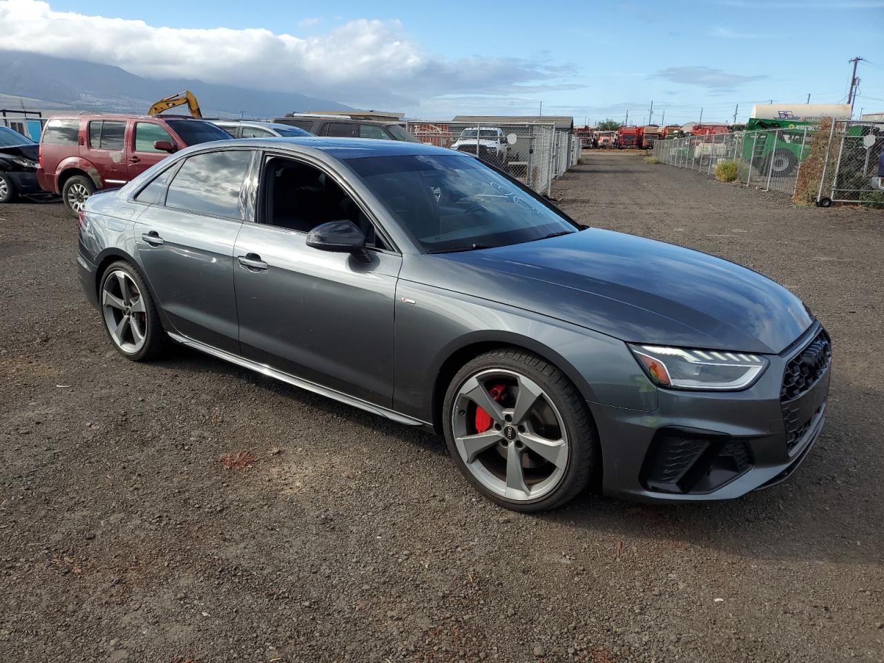 2023 Audi A4 VIN WAUEABF44PA018933 Copart auction photo, top/roof damage thumbnail 4