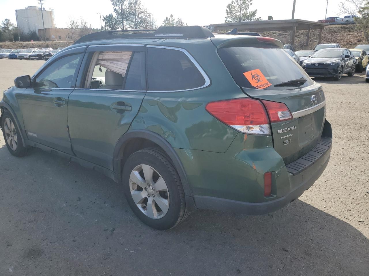 2011 Subaru Outback VIN 4S4BRDLC1B2402317 Copart auction photo, front end damage thumbnail 2