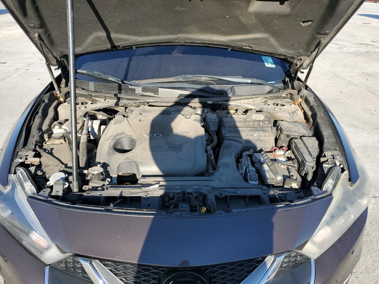 2016 Nissan Maxima VIN 1N4AA6AP5GC390110 Copart auction photo, vandalism / front end damage thumbnail 11