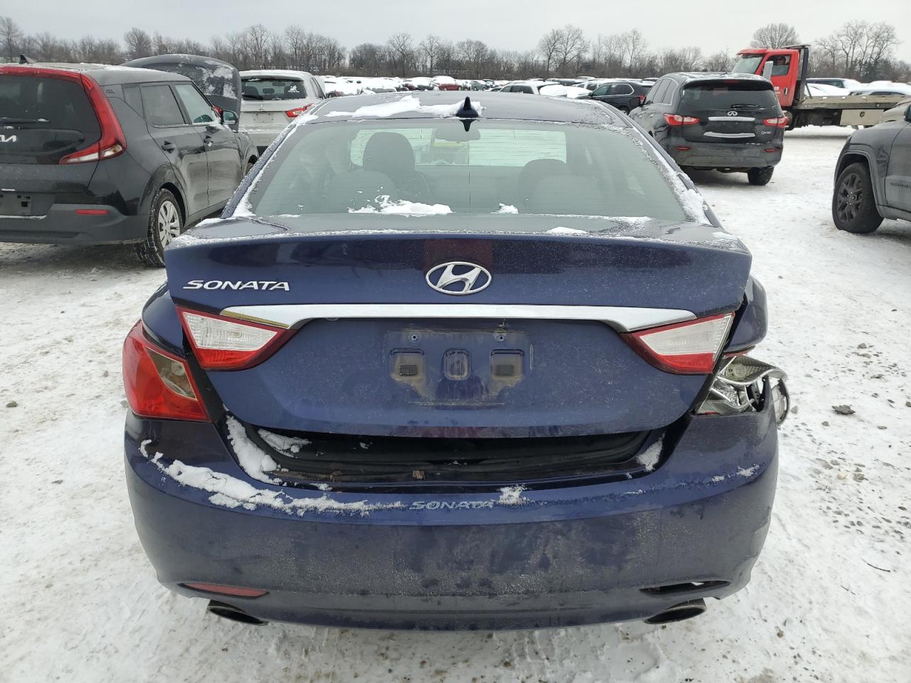 2013 Hyundai Sonata VIN 5NPEC4AC2DH806864 Copart auction photo, all over damage thumbnail 6