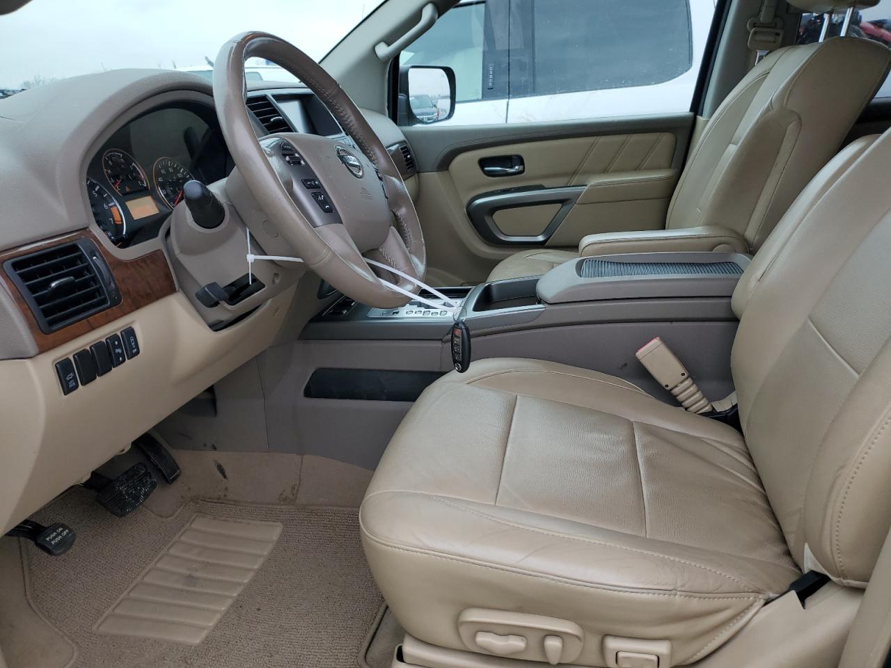 2015 Nissan Armada VIN 5N1BA0NC1FN615320 Copart auction photo, all over / front end damage thumbnail 7