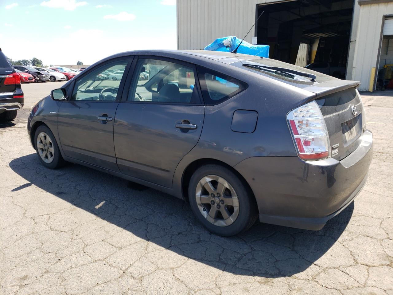 2007 Toyota Prius VIN JTDKB20U773238437 Copart auction photo, side damage thumbnail 2
