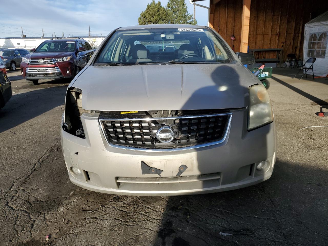 2009 Nissan Sentra VIN 3N1AB61E09L648372 Copart auction photo, front end / hail damage thumbnail 5