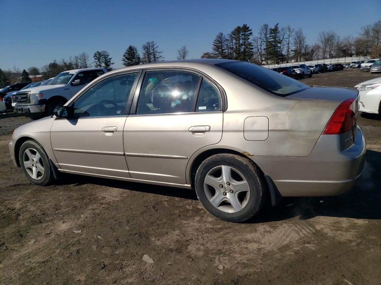2002 Honda Civic VIN 2HGES16512H590377 Copart auction photo, rear end / minor dent/scratches damage thumbnail 2