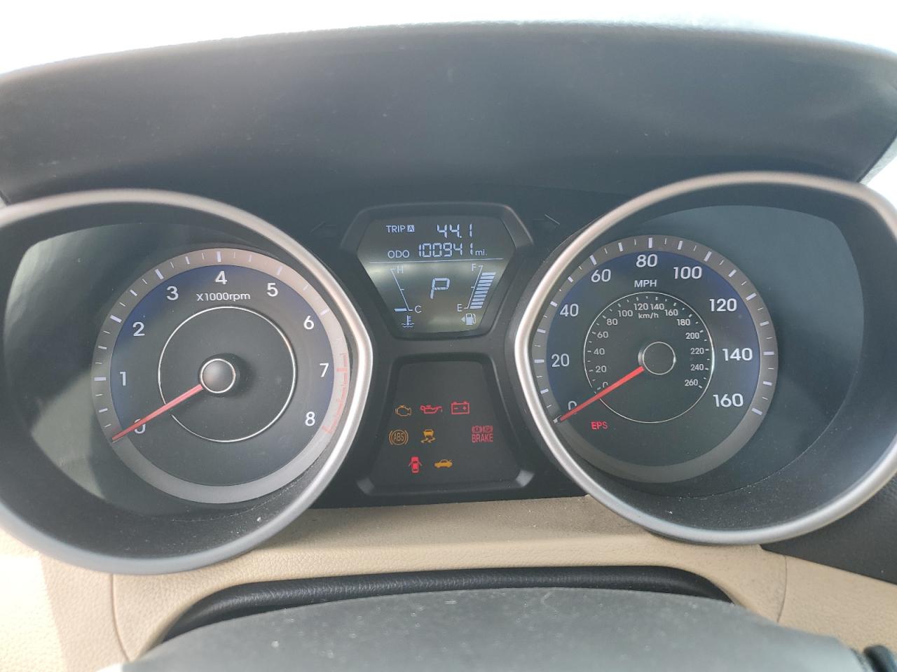 2013 Hyundai Elantra VIN KMHDH4AE5DU864113 Copart auction photo, vandalism damage thumbnail 9