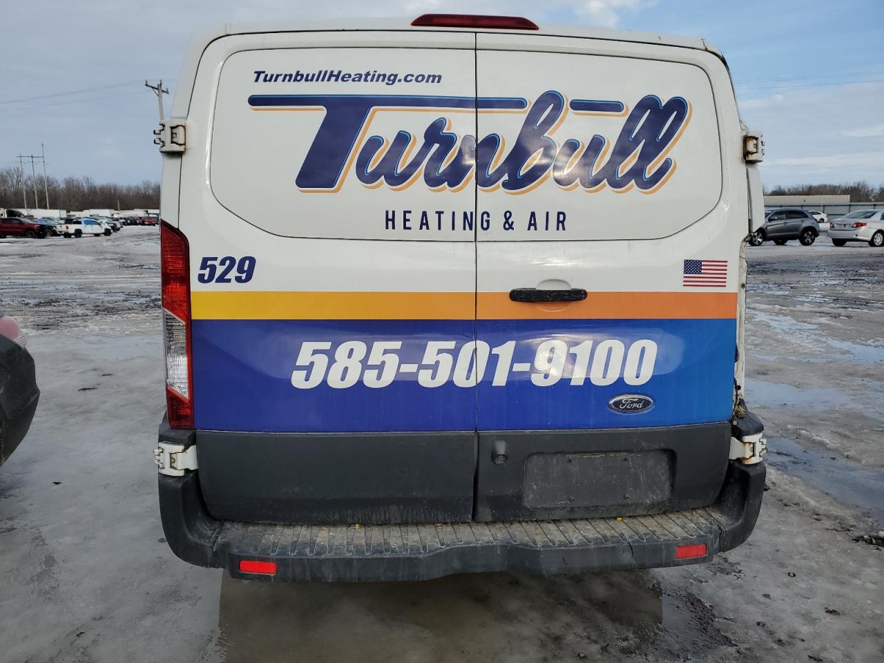 2016 Ford Transit VIN 1FTYR1ZM5GKA86621 Copart auction photo, rollover damage thumbnail 6