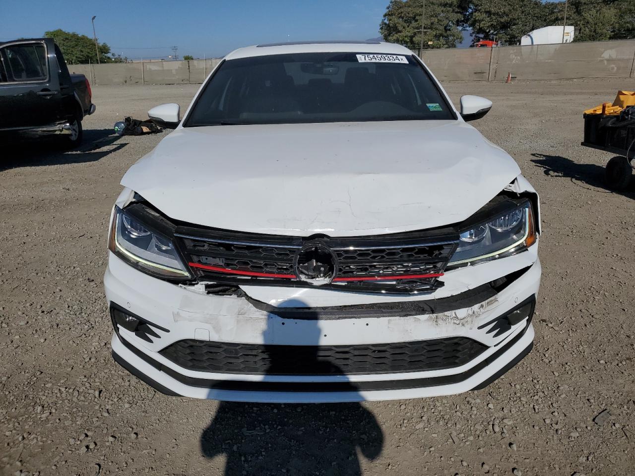 2017 Volkswagen Jetta VIN 3VW4T7AJ3HM241145 Copart auction photo, front end damage thumbnail 5