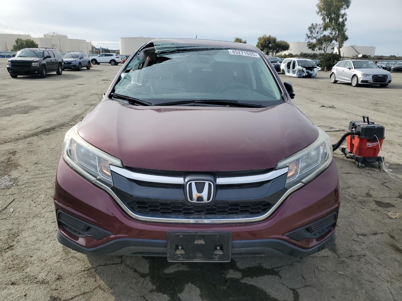 2016 Honda CR-V VIN 2HKRM3H46GH513514 Copart auction photo, side damage thumbnail 5