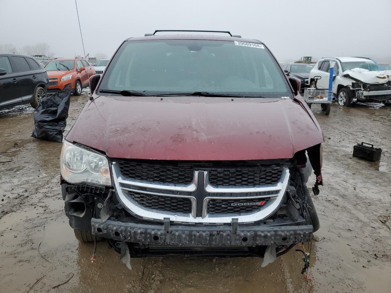 2019 Dodge Caravan VIN 2C4RDGCG7KR660834 Copart auction photo, all over / undercarriage damage thumbnail 5