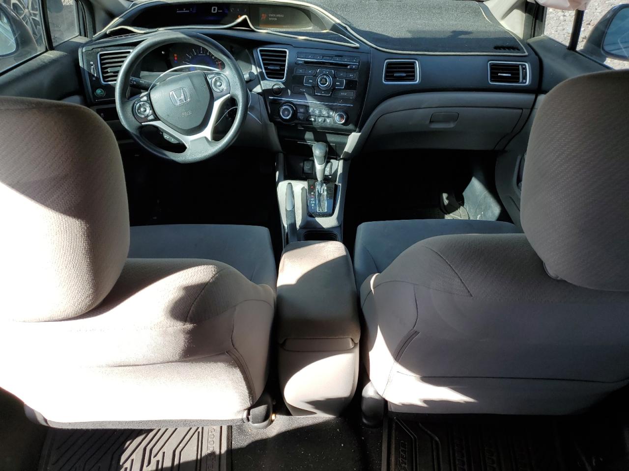 2013 Honda Civic VIN 2HGFB2F52DH575318 Copart auction photo, side / rear end damage thumbnail 8
