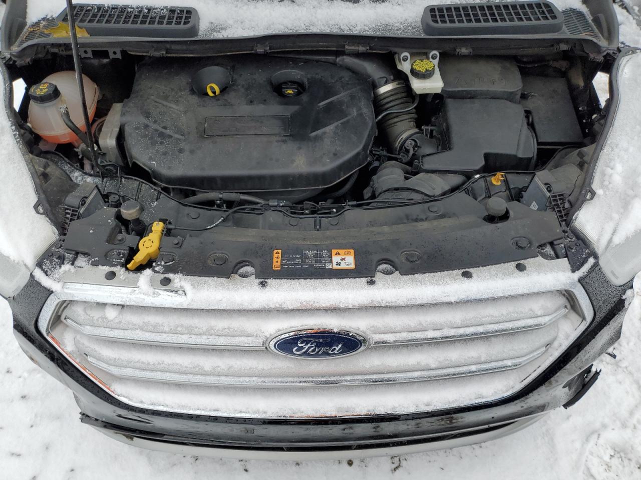 2017 Ford Escape VIN 1FMCU9G9XHUE45548 Copart auction photo, front end / side damage thumbnail 13