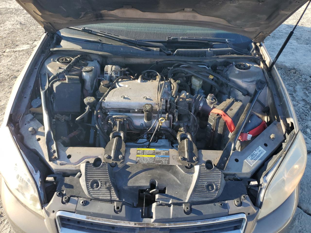 2007 Chevrolet Impala VIN 2G1WT58K279196441 Copart auction photo, undercarriage / front end damage thumbnail 13
