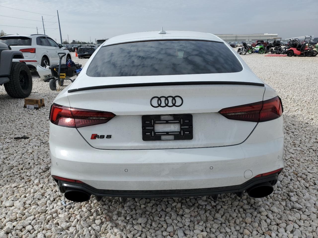 2019 Audi RS5 VIN WUABWCF53KA907854 Copart auction photo, side / front end damage thumbnail 6