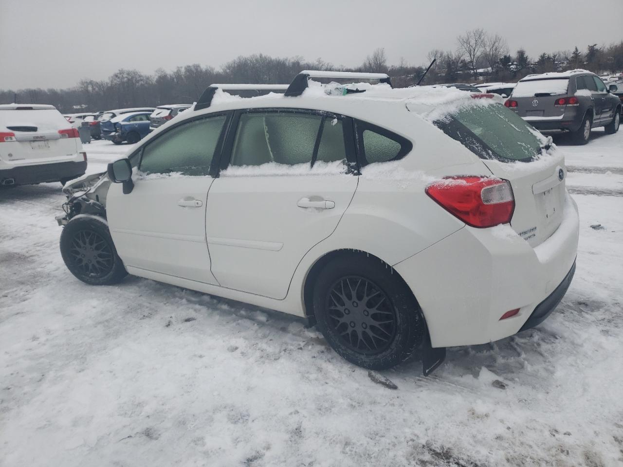 2014 Subaru Impreza VIN JF1GPAA69E8218455 Copart auction photo, front end damage thumbnail 2