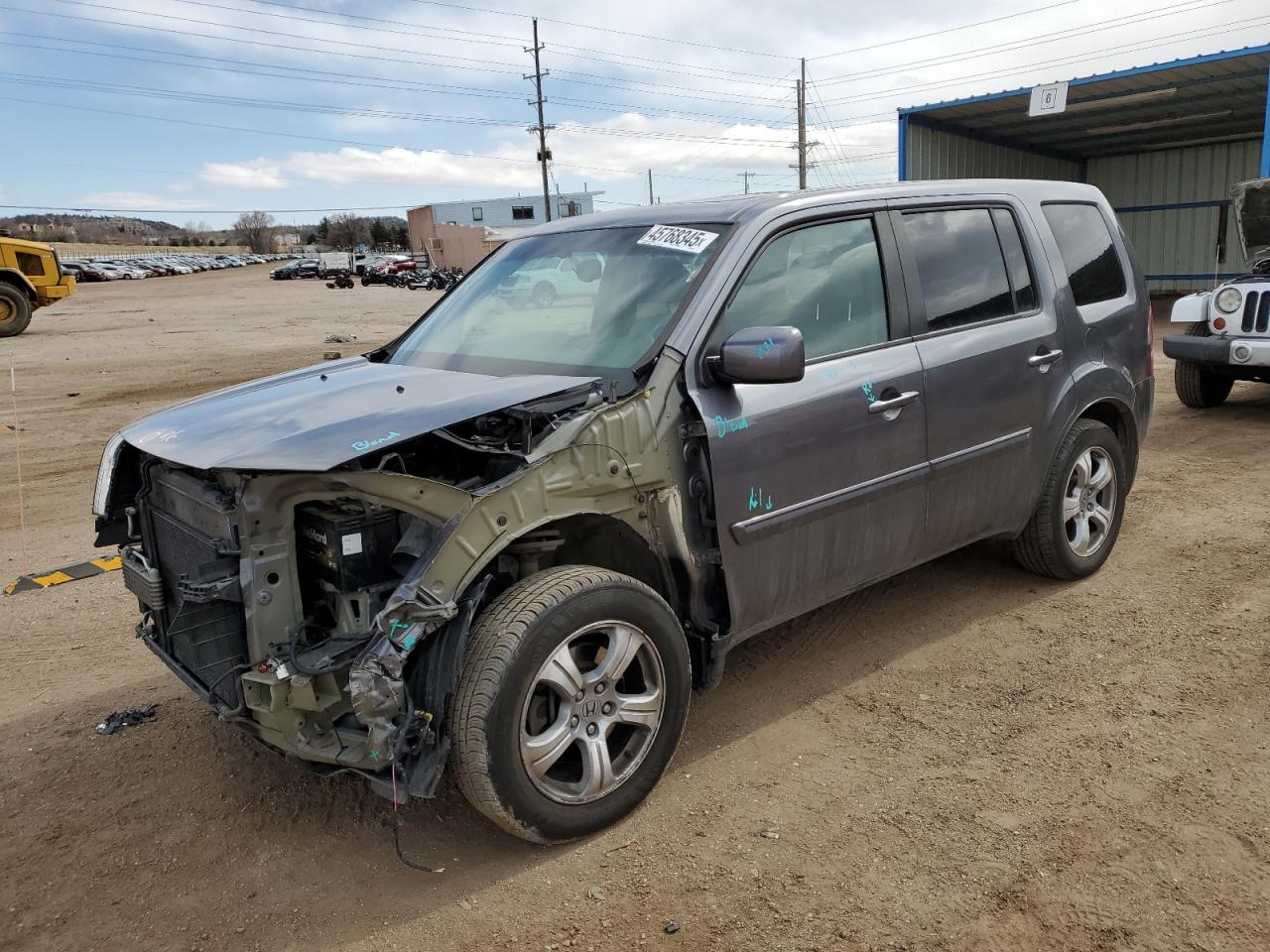 2014 Honda Pilot VIN 5FNYF4H56EB020237
