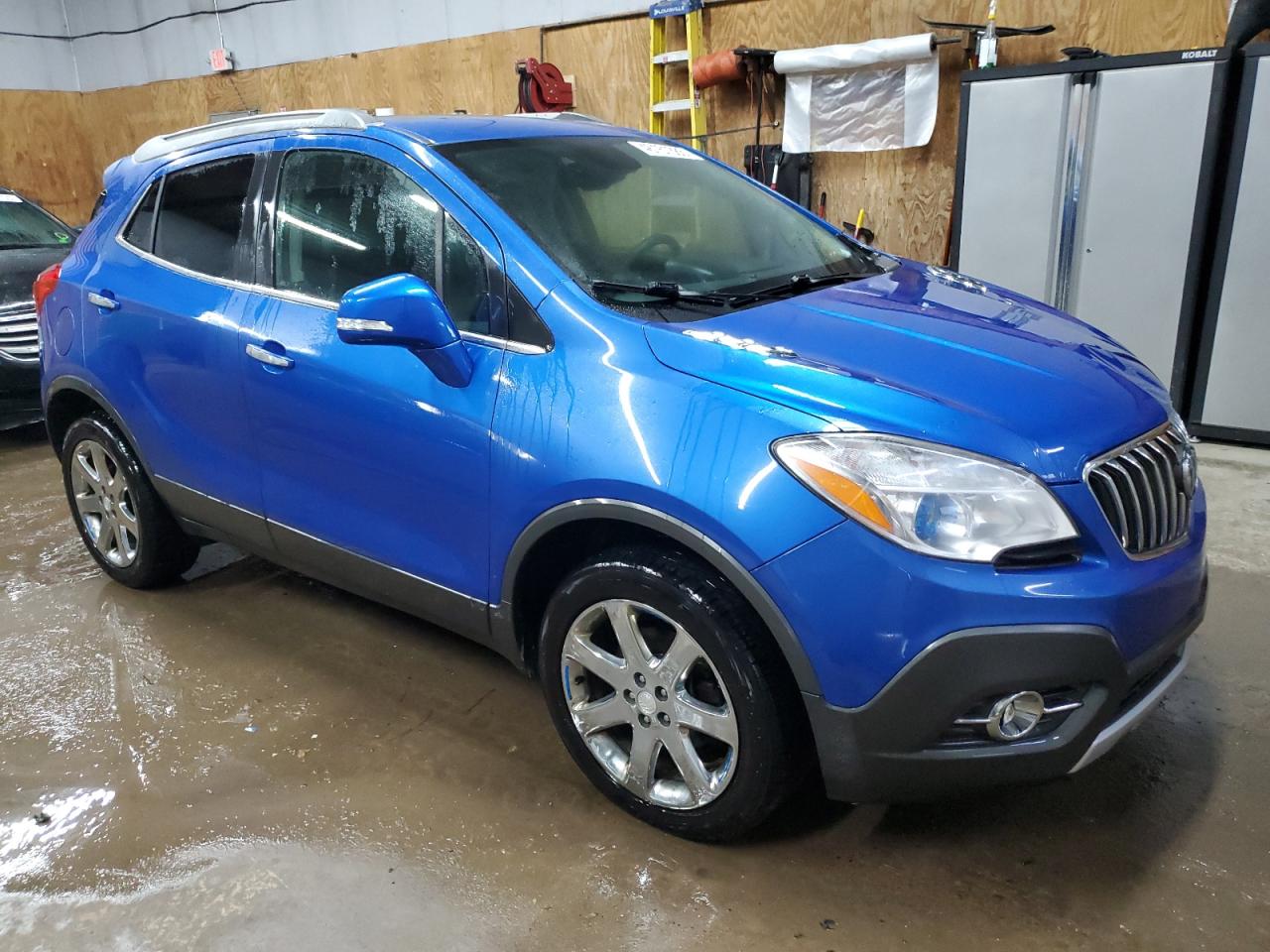 2014 Buick Encore VIN KL4CJGSB8EB553888 Copart auction photo, front end / minor dent/scratches damage thumbnail 4