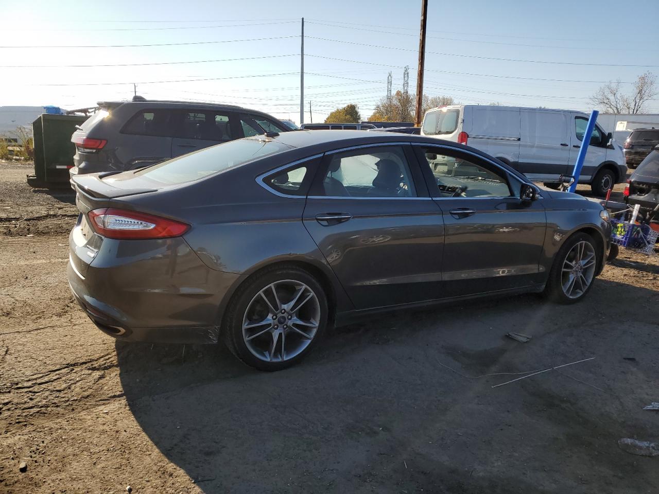 2016 Ford Fusion VIN 3FA6P0K94GR249743 Copart auction photo, side damage thumbnail 3