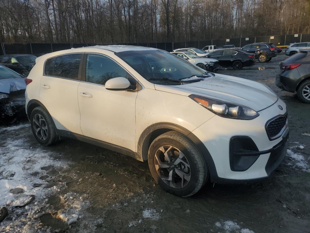 2020 KIA Sportage VIN KNDPM3AC8L7797834 Copart auction photo, vandalism damage thumbnail 4
