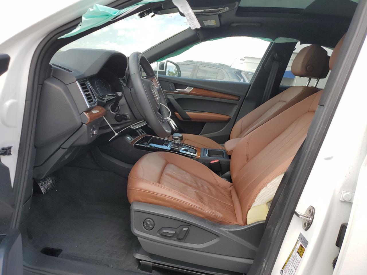 2021 Audi Q5 VIN WA1AAAFY5M2108025 Copart auction photo, side / undercarriage damage thumbnail 7