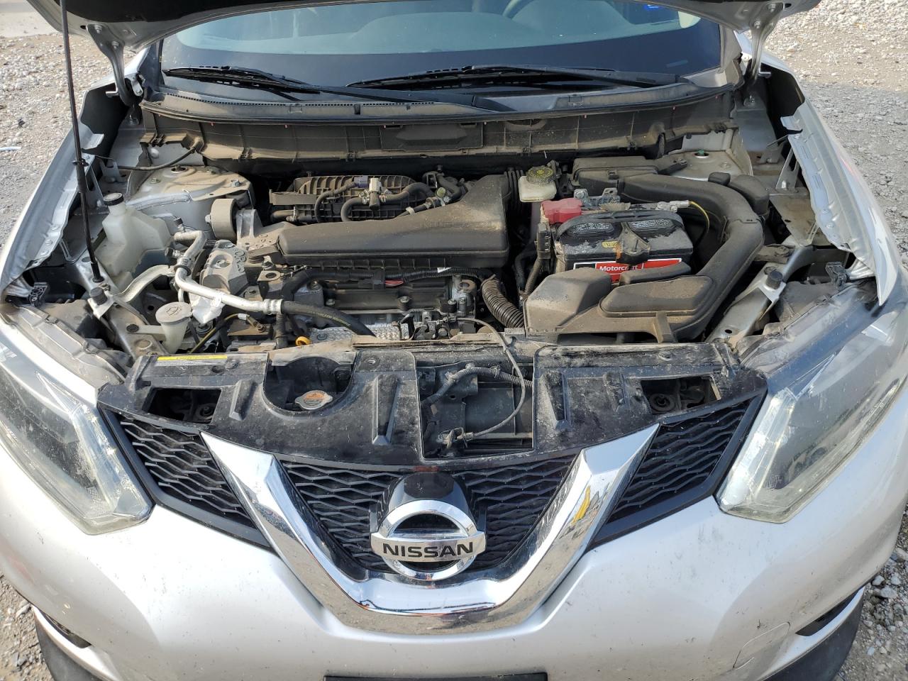 2016 Nissan Rogue VIN KNMAT2MV1GP732555 Copart auction photo, side / front end damage thumbnail 12