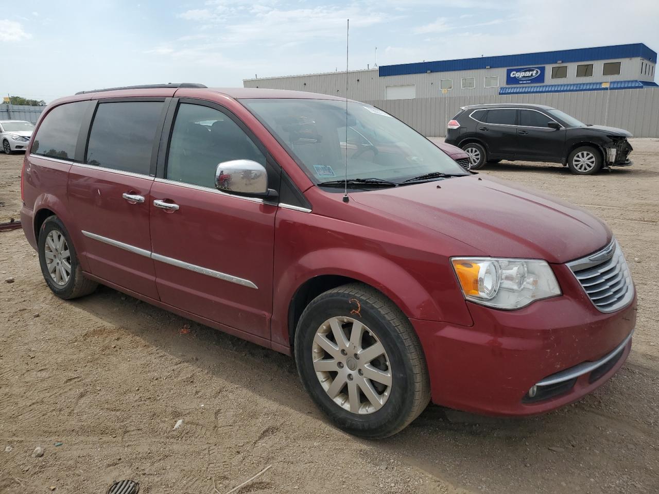 2012 Chrysler Town & Country VIN 2C4RC1CG3CR134038 Copart auction photo, side / rear end damage thumbnail 4