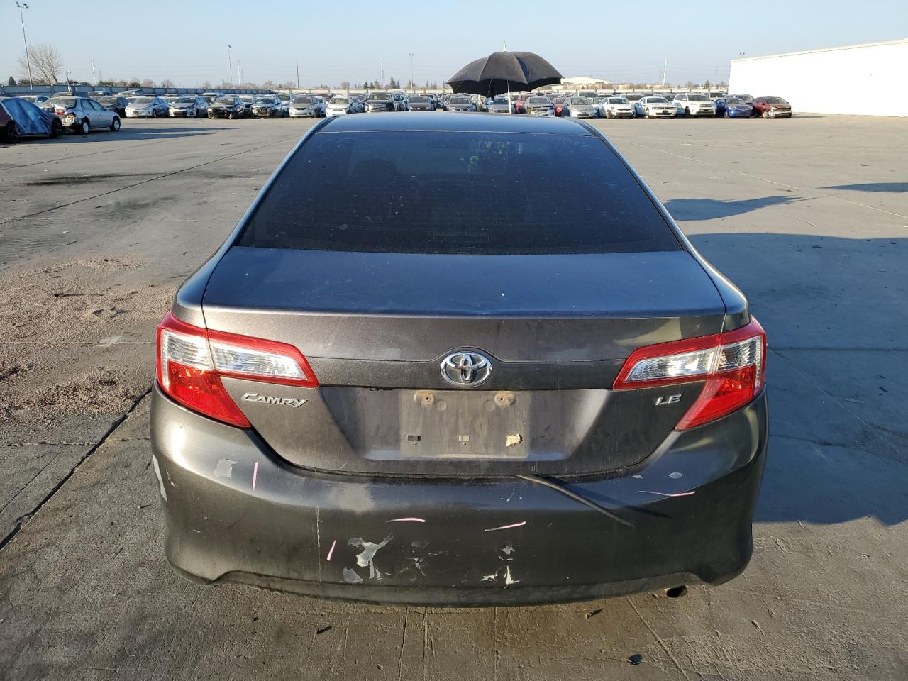 2014 Toyota Camry VIN 4T1BF1FKXEU406756 Copart auction photo, front end / side damage thumbnail 6
