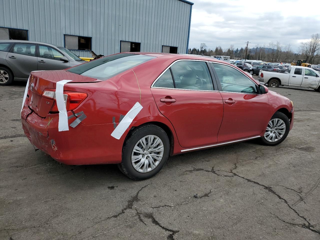 2012 Toyota Camry VIN 4T4BF1FK1CR199595 Copart auction photo, rear end damage thumbnail 3