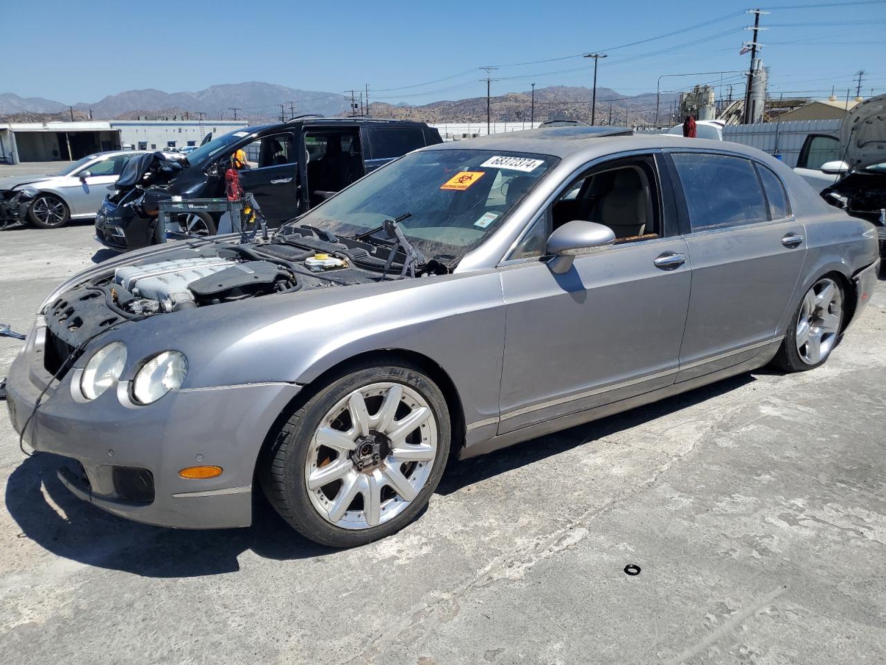 2007 Bentley Continental VIN SCBBR93W77C040445 - Copart auction photo
