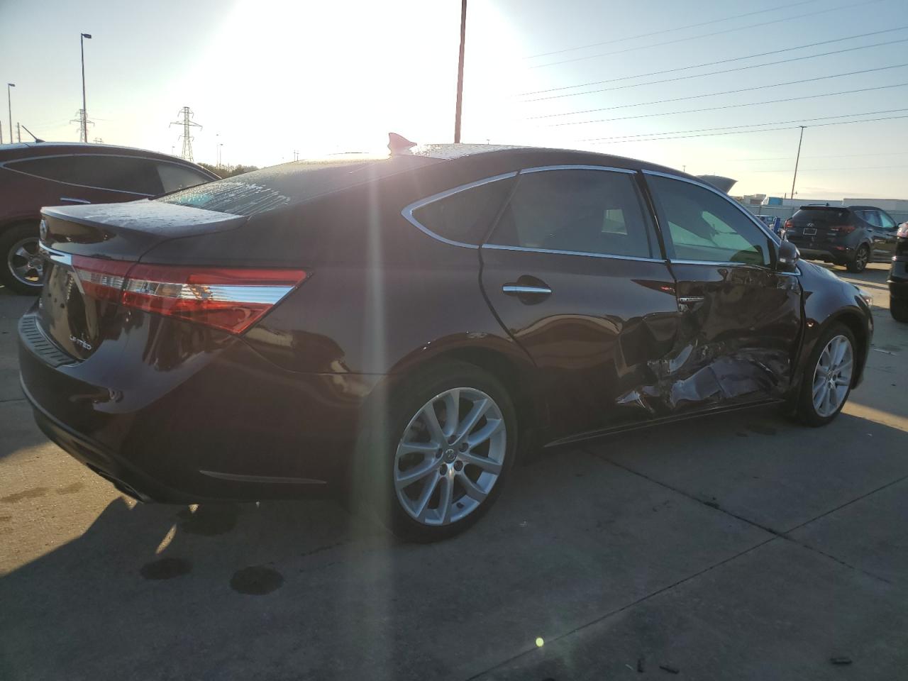 2013 Toyota Avalon VIN 4T1BK1EB1DU048510 Copart auction photo, side / minor dent/scratches damage thumbnail 3