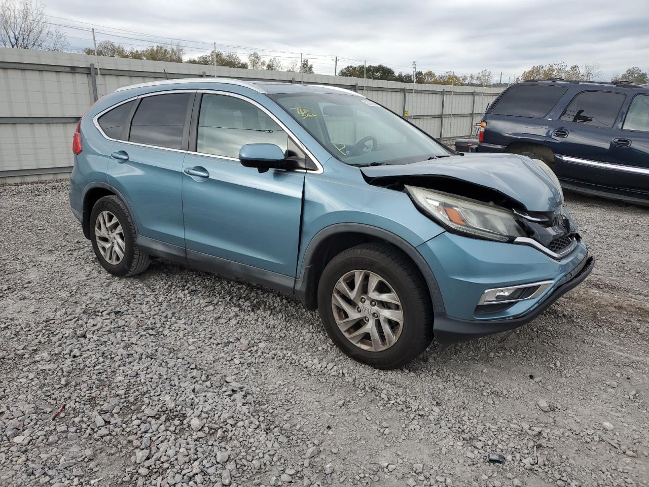 2015 Honda CR-V VIN 2HKRM3H78FH505424 Copart auction photo, front end damage thumbnail 4