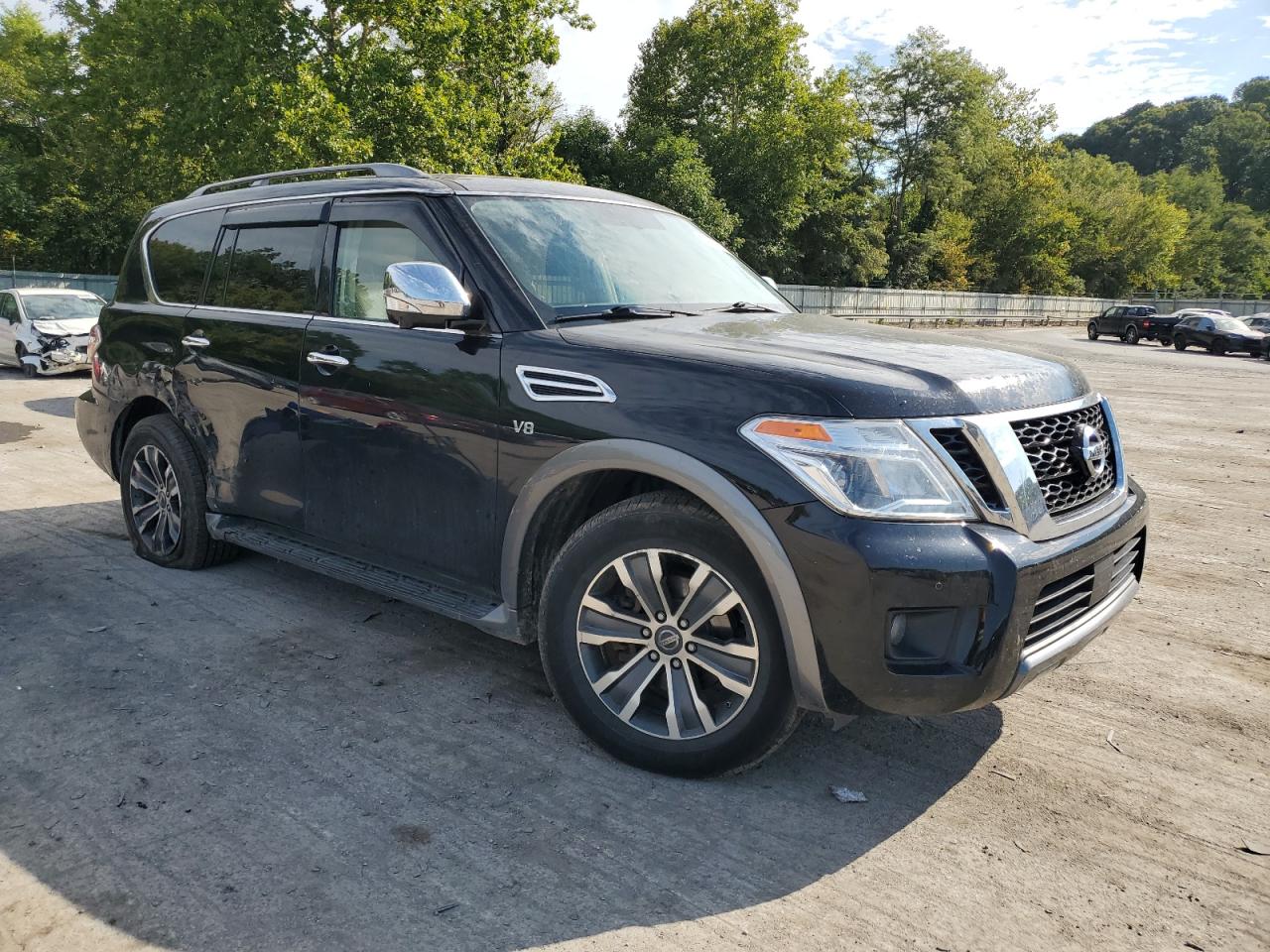 2019 Nissan Armada VIN JN8AY2NC8K9583190 Copart auction photo, rear end / side damage thumbnail 4