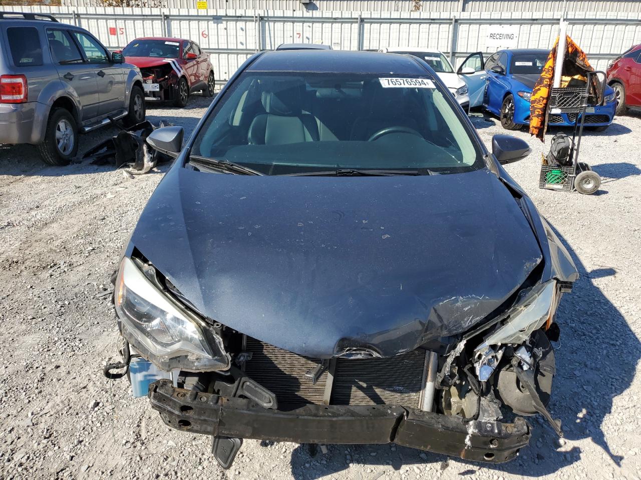 2014 Toyota Corolla VIN 5YFBURHE3EP102665 Copart auction photo, front end damage thumbnail 5